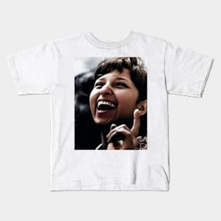 Colorized The Laugh Vintage Portrait Kids T-Shirt